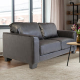 Eldrid-Distressed-Leather-3-Seater-Sofa-Black from Roseland Furniture