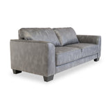 Eldrid-Distressed-Leather-3-Seater-Sofa-Grey from Roseland Furniture