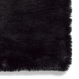 Dorset Black Hand Tufted Super Teddy Rug