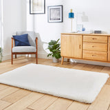 Dorset Ivory Hand Tufted Super Teddy Rug for bedroom