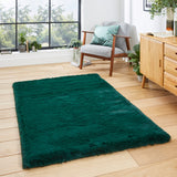 Dorset Jewel Green Hand Tufted Super Teddy Rug for living room