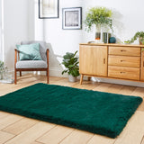 Dorset Jewel Green Hand Tufted Super Teddy Rug for bedroom