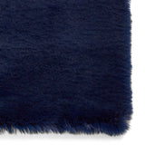 Dorset Navy Blue Hand Tufted Super Teddy Rug