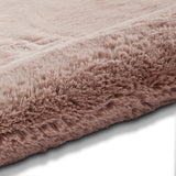 Dorset Rose Pink Hand Tufted Super Teddy Rug