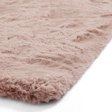 Dorset Rose Pink Hand Tufted Super Teddy Rug