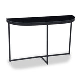 Kasper-Black-Glass-Console-Table from Roseland Furniture