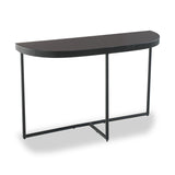 Kasper-Black-Glass-Console-Table from Roseland Furniture