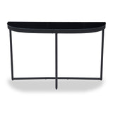 Kasper-Black-Glass-Console-Table from Roseland Furniture