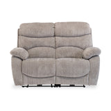 Eivor-Electric-2-Seater-Recliner-Sofa-GREY Front1 from Roseland Furniture