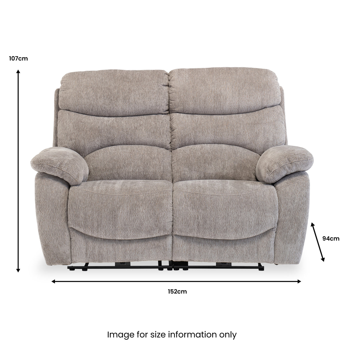 Eivor-Electric-2-Seater-Recliner-Sofa-Mink from Roseland Furniture