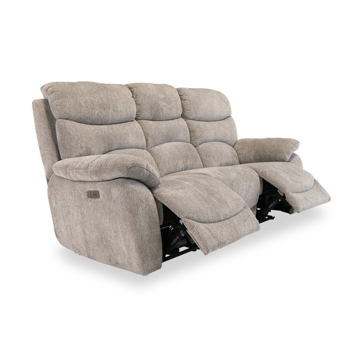 Eivor-Electric-3-Seater-Recliner-Sofa-Grey from Roseland Furniture