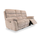 Eivor-Electric-3-Seater-Recliner-Sofa-Mink from Roseland Furniture