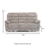 Eivor-Electric-3-Seater-Recliner-Sofa-Mink from Roseland Furniture