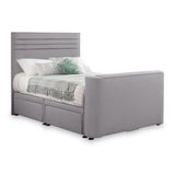 Ryton 4 Drawer Faux Linen TV Bed from Roseland