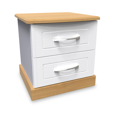 Wickham 2 Drawer Bedside Table