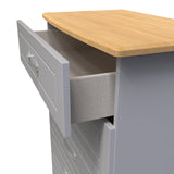 Wickham-5-drawer-chest-in-grey-ash from Roseland Furniture