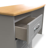 Wickham-3-drawer-vanity-in-grey-ash from Roseland Furniture