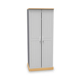 Wickham-tall-plain-wardrobe-in-grey-ash from Roseland Furniture