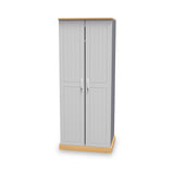 Wickham-tall-plain-wardrobe-in-grey-ash from Roseland Furniture