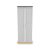 Wickham-tall-plain-wardrobe-in-grey-ash from Roseland Furniture