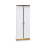 Wickham-tall-plain-wardrobe-in-white-ash from Roseland Furniture