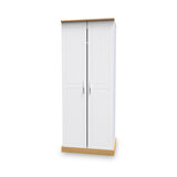 Wickham-tall-plain-wardrobe-in-white-ash from Roseland Furniture