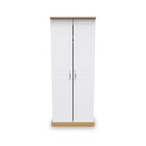 Wickham-tall-plain-wardrobe-in-white-ash from Roseland Furniture