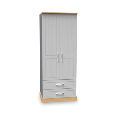 Wickham Tall 2 Drawer Wardrobe