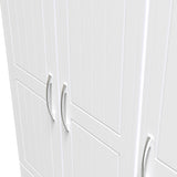 Wickham-tall-triple-2-drawer-wardrobe-in-white-ash from Roseland Furniture