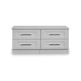 Bellamy Grey 4 Drawer Low Storage Unit by Roseland