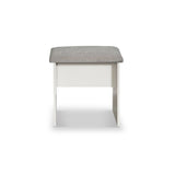 Bellamy White Dressing Table Stool from Roseland