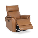 Enys Saddle Tan Leather Recliner Armchair