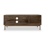 Beau Grooved Mango Wood Brown TV Unit from Roseland Furniture