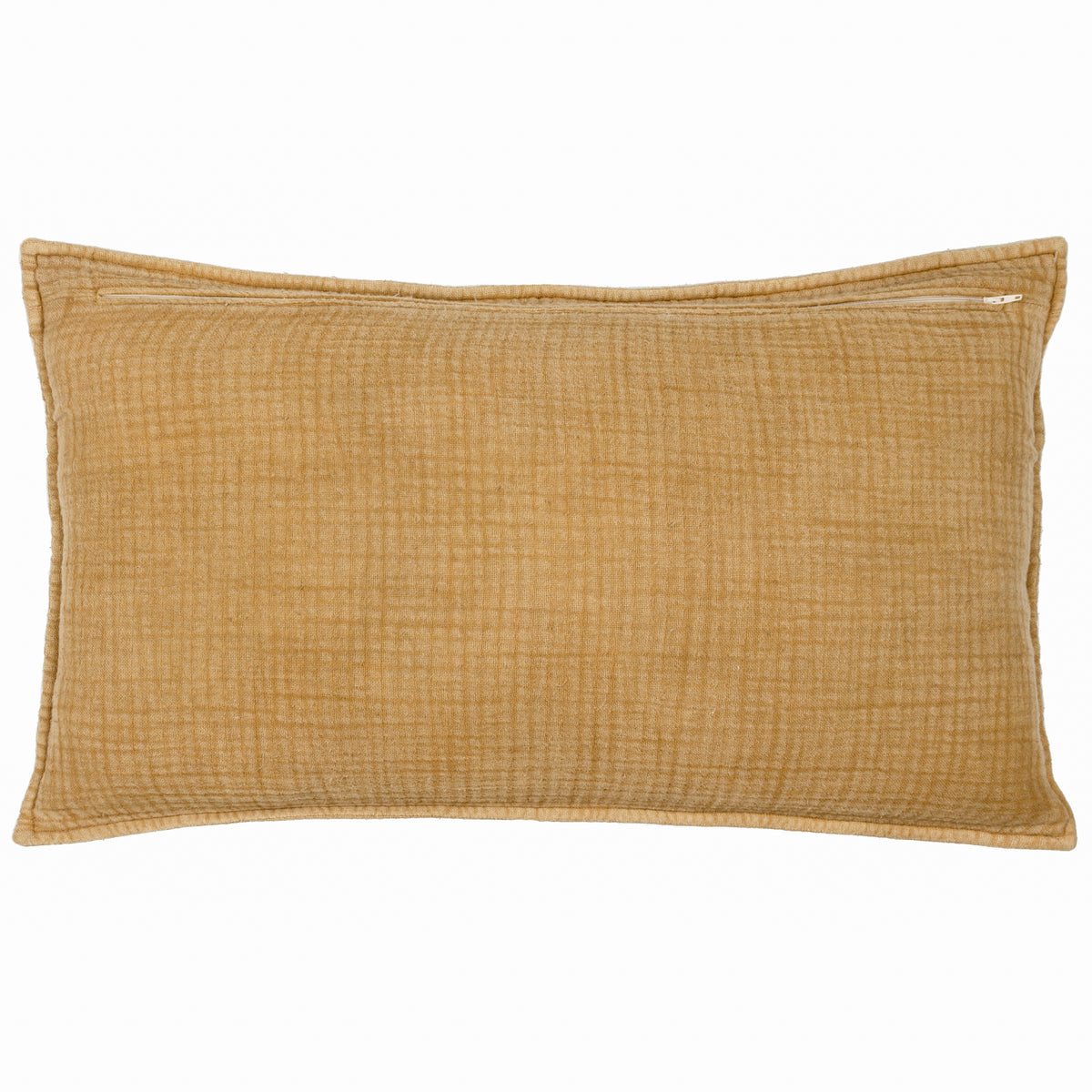 Ribble Acid Wash Ribbed Cotton Cushion from Roseland Furniture