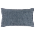 Ribble Acid Wash Ribbed Cotton Cushion from Roseland Furniture