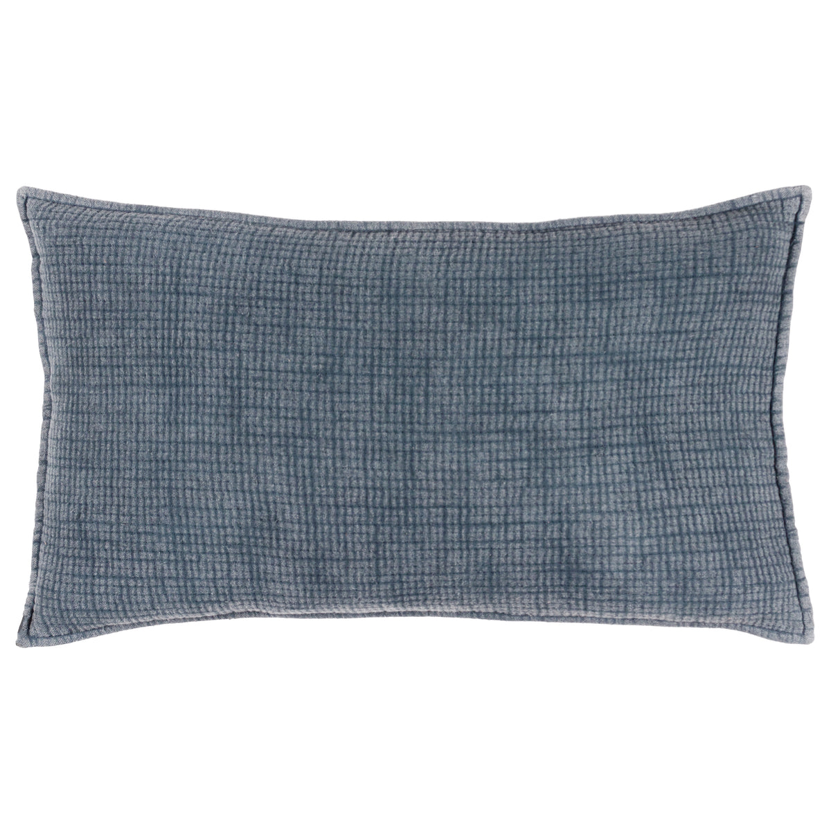 Ribble Acid Wash Ribbed Cotton Cushion from Roseland Furniture