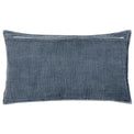 Ribble Acid Wash Ribbed Cotton Cushion from Roseland Furniture