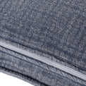 Ribble Acid Wash Ribbed Cotton Cushion from Roseland Furniture