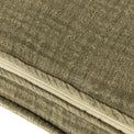 Ribble Acid Wash Ribbed Cotton Cushion from Roseland Furniture