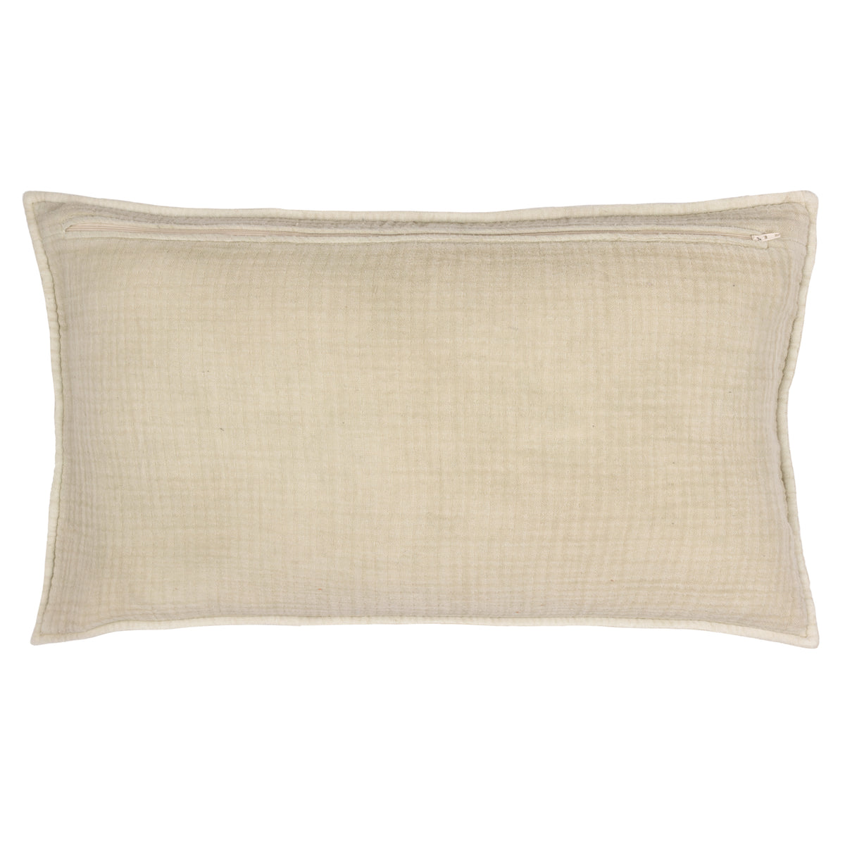 Ribble Acid Wash Ribbed Cotton Cushion from Roseland Furniture