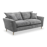 Rock 3 Seater Sofa Grey Roseland Furniture