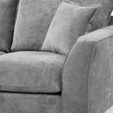 Rock 2 Seater Sofa Grey Roseland Furniture