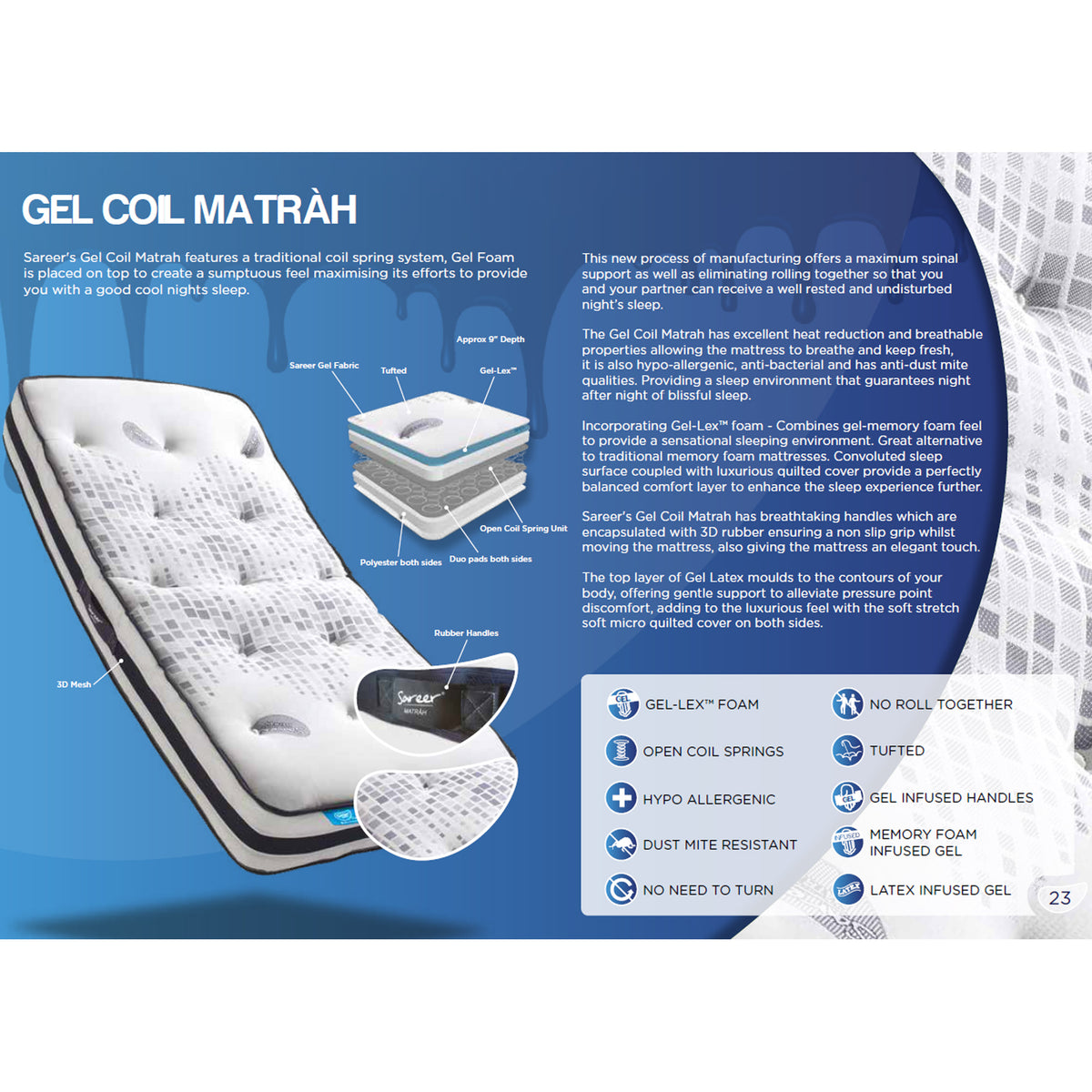 Matrah Gel Sprung Mattress