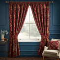 Shiraz Curtain 168X183 Pencil Pleat Curtains Burgundy