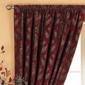 Shiraz Curtain 168X183 Pencil Pleat Curtains Burgundy