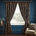 Shiraz Curtain 168X183 Pencil Pleat Curtains Navy