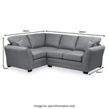 St Ives Corner Sofa in Charcoal by Roseland Furniture