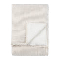 Skye Striped Sherpa Fleece Throw from Roseland Furniture