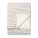 Skye Striped Sherpa Fleece Throw from Roseland Furniture