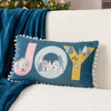 Snowy Village Joy 50cm Bolster Cushion by Roseland Furniture